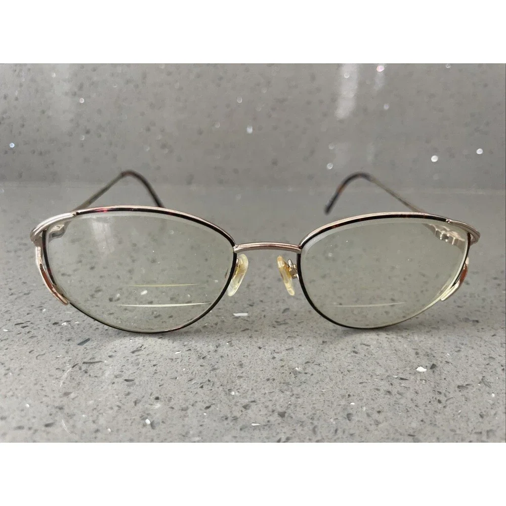 MO Claudette Demi Amber Eyeglasses Frames ONLY 54-18-135 Optical tortoise